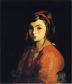 Little Girl in Red portrait Ashcan School Robert Henri